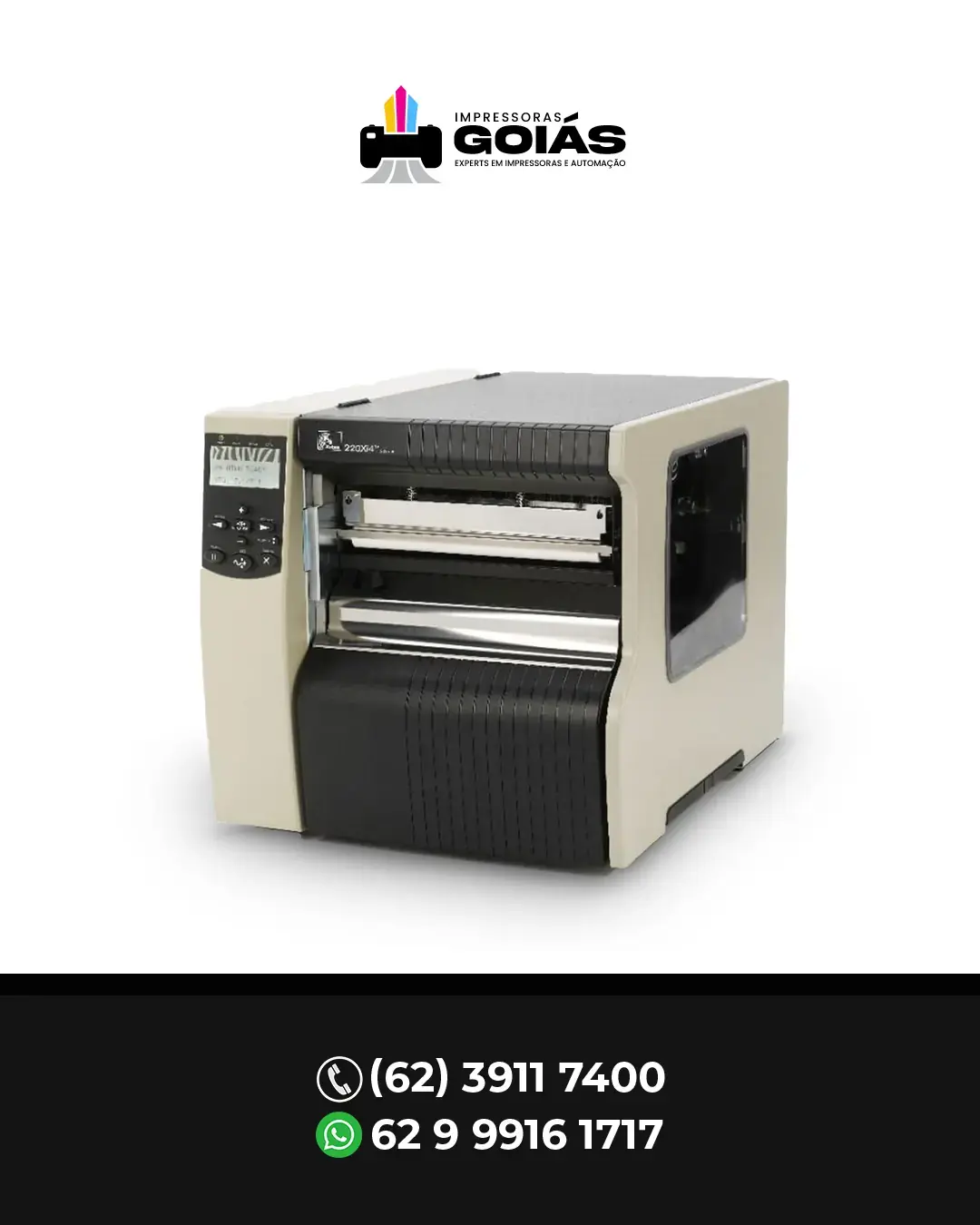 AJUSTE DE IMPRESSORA INDUSTRIAL 220XI4 ZEBRA BRASIL