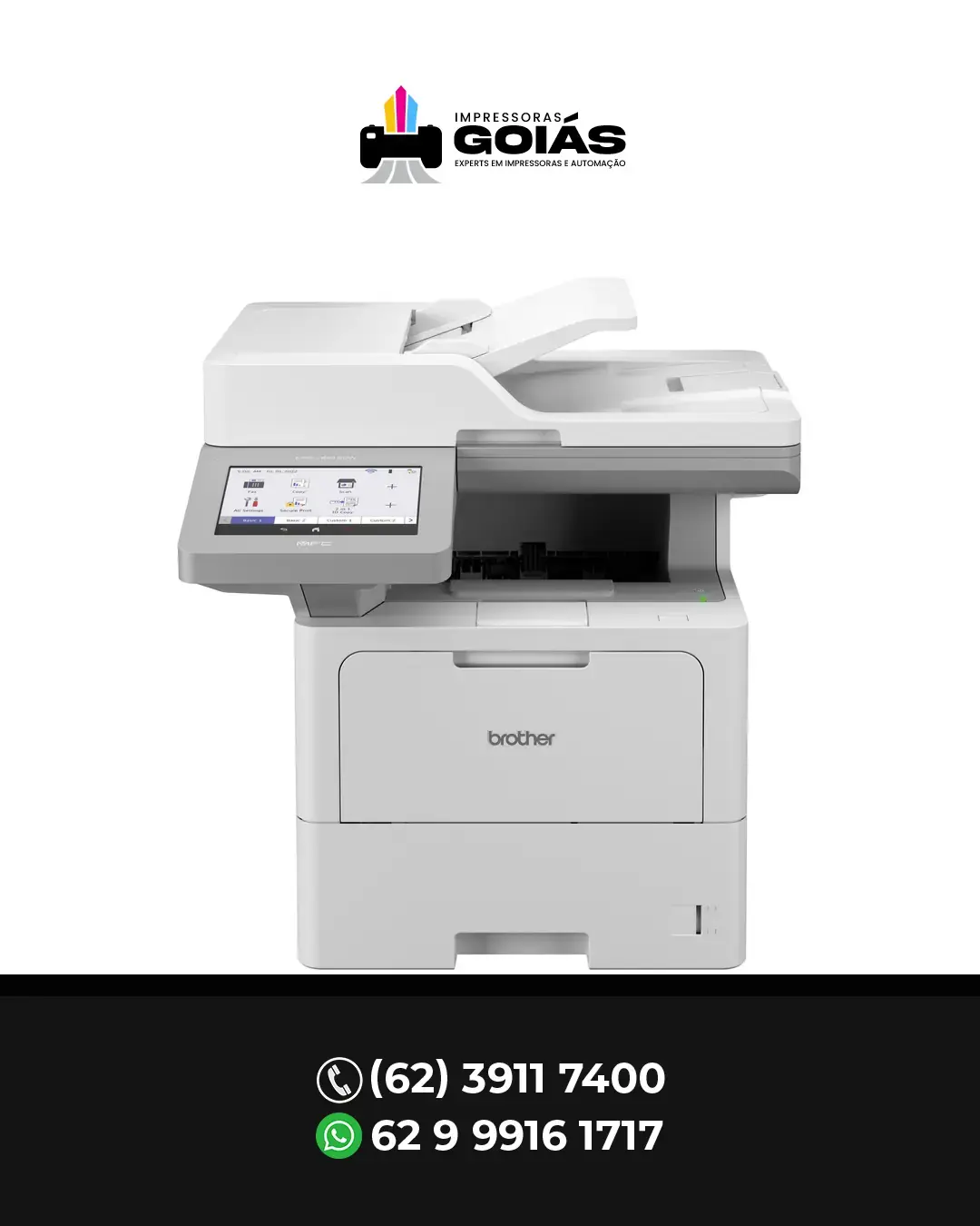 AJUSTE DE IMPRESSORA PROFISSIONAL MFC L6912DW BROTHER BRASIL