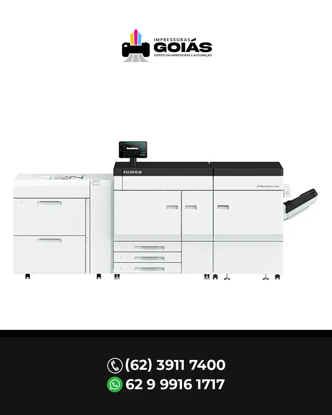 AJUSTE DE IMPRESSORA PROFISSIONAL REVORIA PRESS EC2100S EC2100 FUJIFILM BRASIL