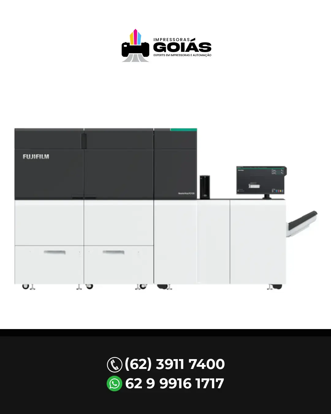 AJUSTE DE IMPRESSORA PROFISSIONAL REVORIA PRESS PC1120 FUJIFILM BRASIL