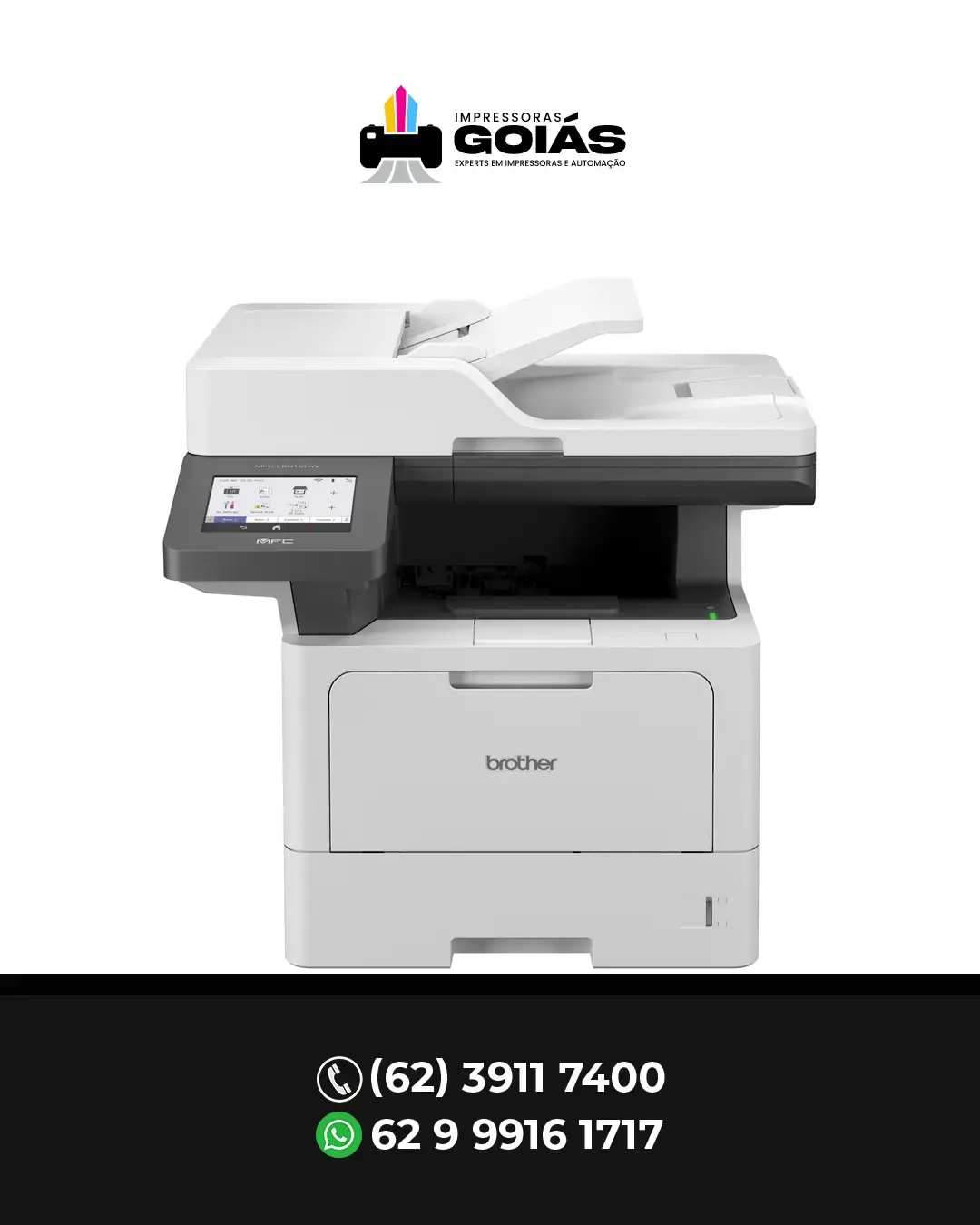 AJUSTE EM IMPRESSORA PROFISSIONAL MFC L5912DW BROTHER BRASIL