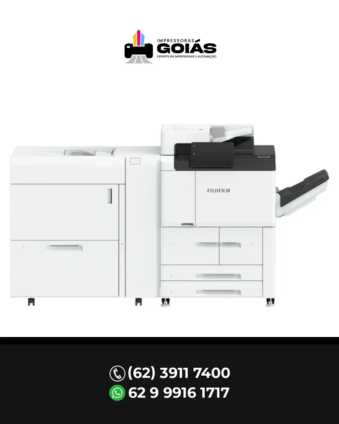 AJUSTE IMPRESSORA PROFISSIONAL REVORIA PRESS E1136 E1125 E1110 E1100 FUJIFILM BRASIL