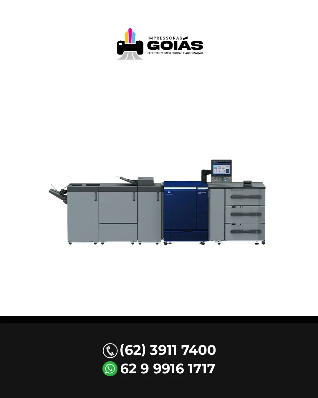 CORREÇÃO IMPRESSORA PROFISSIONAL ACCURIOPRINT C7100 1 KONICA MINOLTA BRASIL
