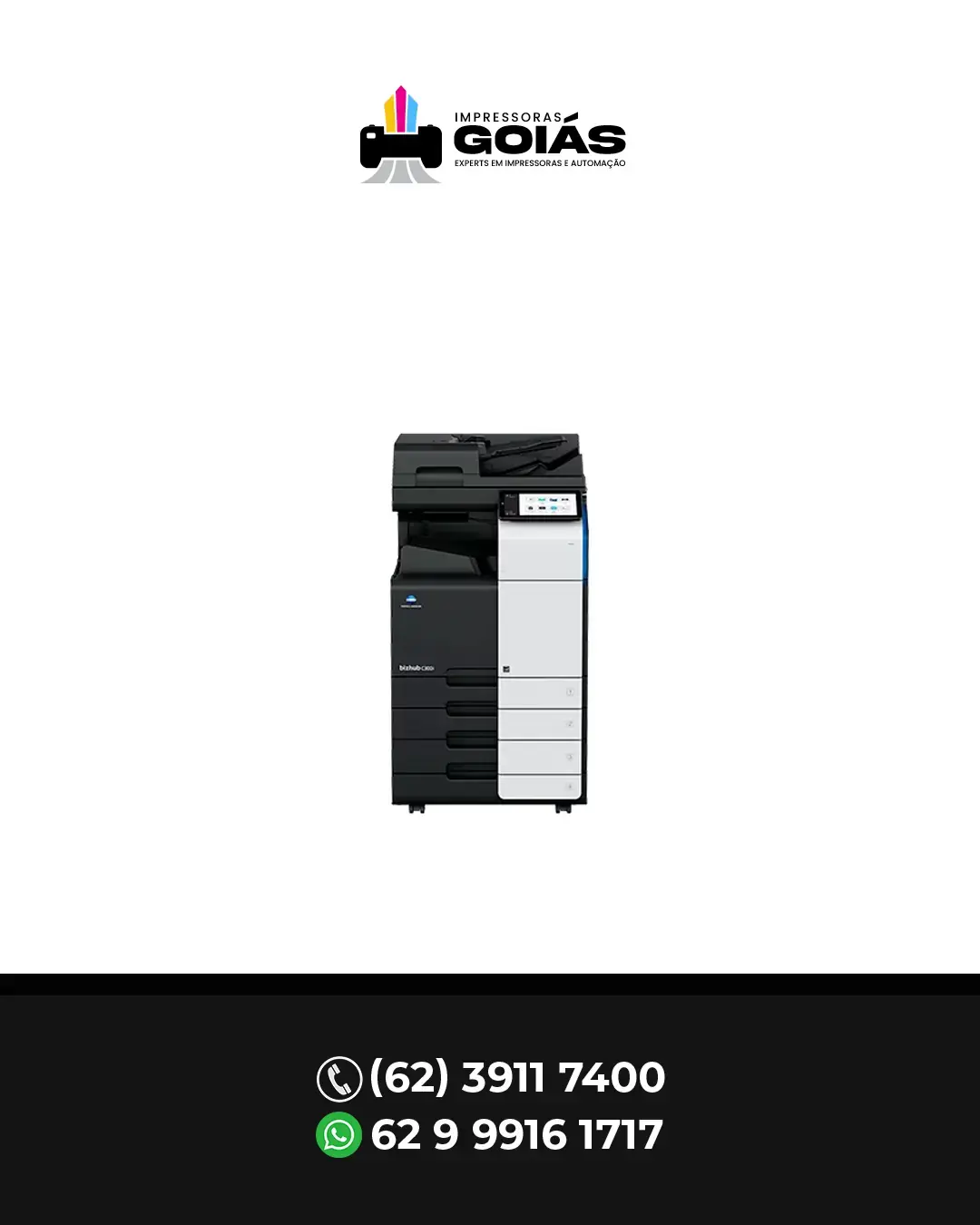 MANUTENÇÃO DE IMPRESSORA MULTIFUNCIONAL C300I KONICA MINOLTA BRASIL