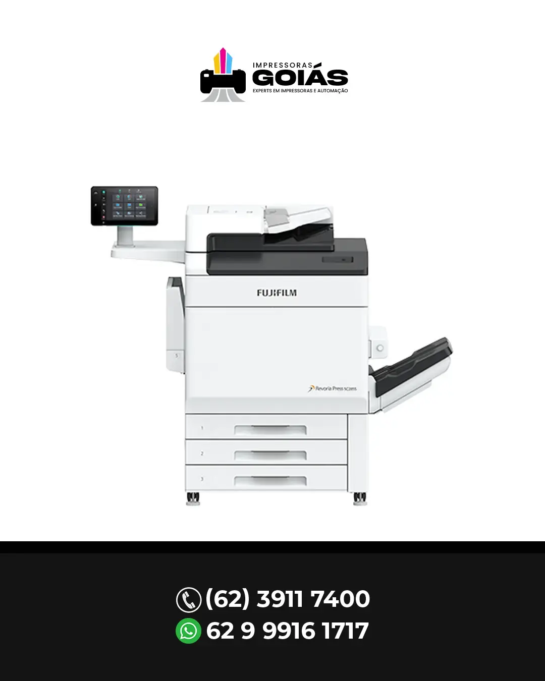 MANUTENÇÃO EM IMPRESSORA PROFISSIONAL REVORIA PRESS SC285S SC285 FUJIFILM BRASIL